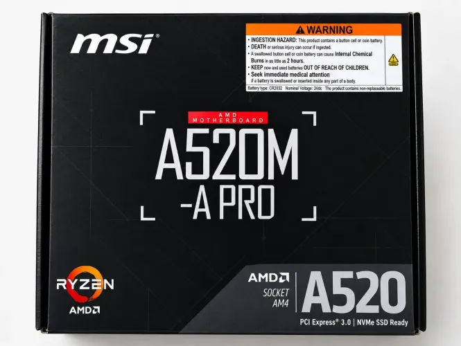 Vendo placa mãe A520m MSI A-PRO