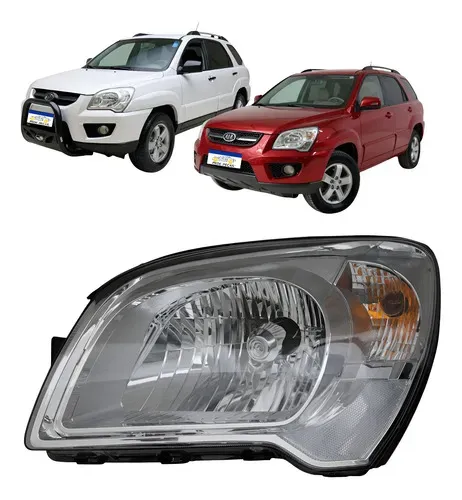 Farol Dianteiro Kia Sportage 2009 2010 Lx Ex Novo Esquerdo Esquerdo/motorista