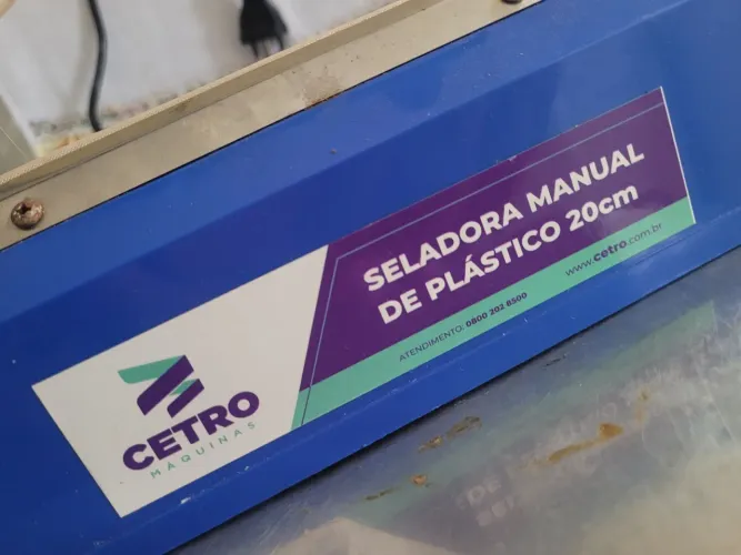 Seladora manual de plástico 20cm Cetro