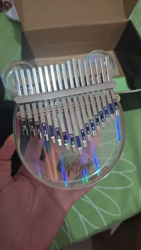 Kalimba Crystal Rainbow Bear