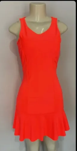 Vestido Laranja Neon
