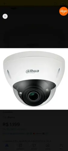 Câmera IP Dome Dahua Full HD | Infravermelho | Alta Qualidade para CFTV