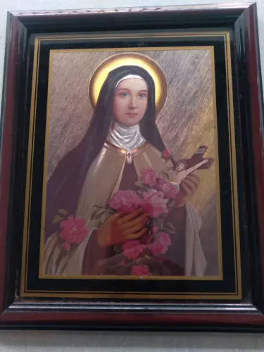 Quadro de parede Santa Terezinha do menino Jesus 