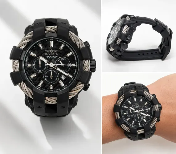 RELÓGIO INVCTA BOLT ORIGINAL 48MM CRONÓGRAFO MASCULINO IMPECÁVEL