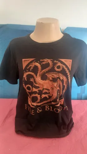 Camisa Game of Thrones House of The Dragon casa do dragao 