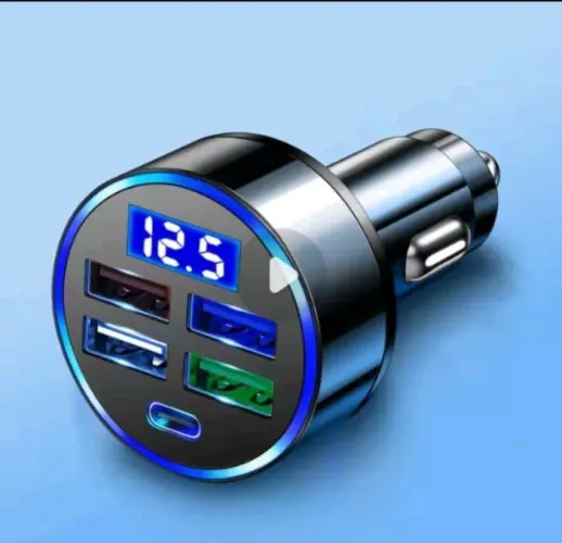Caregador de. Celular pra. Carro e. Motos colocar na tomada. De. 12v