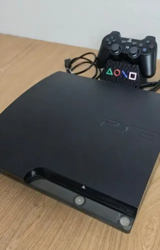 PS3 Slim com jogos + lojinha