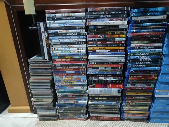 Coleção de Blu-rays e Dvds Originais
