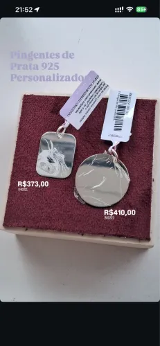 pingente personalizado prata 925-rommanel
