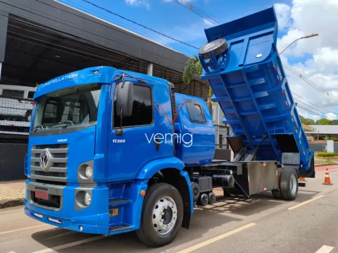 Caminhão Toco 17.260 17260 Constellation Bascula Caçamba Basculante e Cabine Suplementar