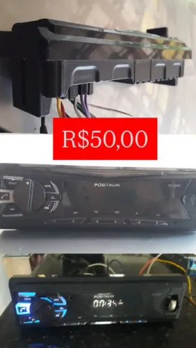 Aparelho de som rádio AM FM pen drive