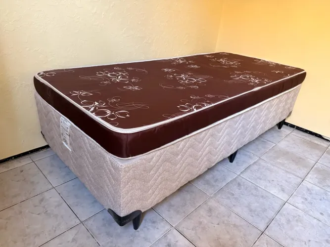 Cama base mais colchão