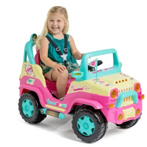 Carrinho de Passeio com Pedal Calesita Menina