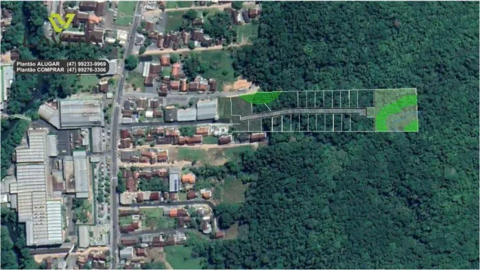 Terreno no Loteamento Residencial Hannover com 450m2 no Centro de Pomerode-SC