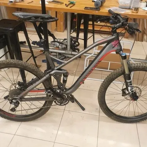 Canyon Nerve AL 7.0 tam L full XT Fox, pouco uso