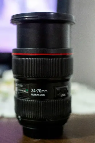 Canon 24-70mm f/2.8 L II USM Lente Profissional Impecável!