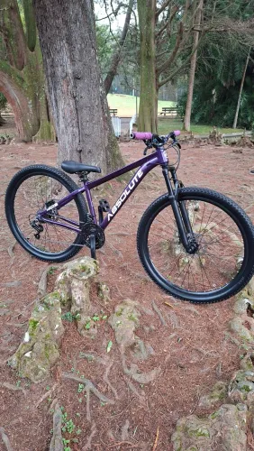 BICICLETA NERO 5 ROXA ARO 29 BANCO DA FOTO DIFERENTE DO ATUAL