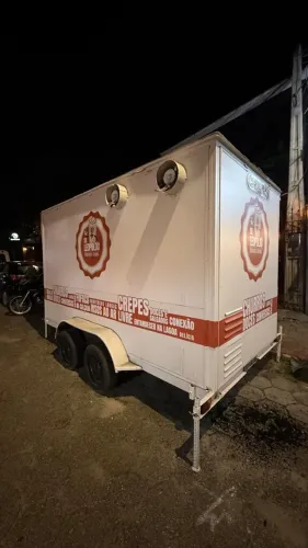 *Trailer com cozinha completa (Pronto para produção de Churros e Crepes)