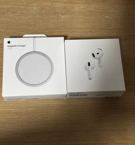 Apple Airpods 4 ANC + Carregador MagSafe 2M NOVOS LACRADOS