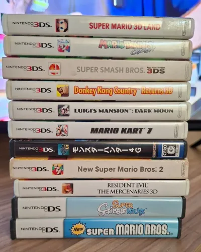 Lote de Jogos DS/3DS Completos