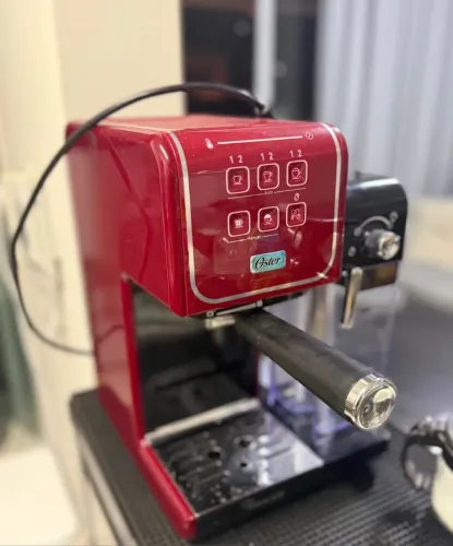 cafeteira espresso oster primatte vermelha