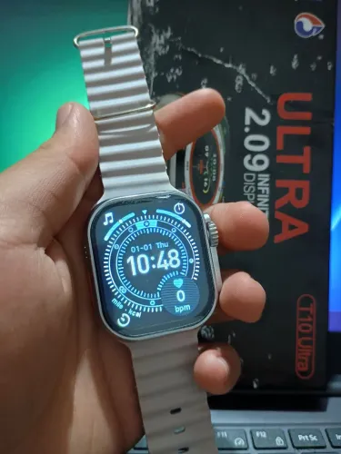 SmartWatch Branco T10 UT NOVO NA CAIXA 