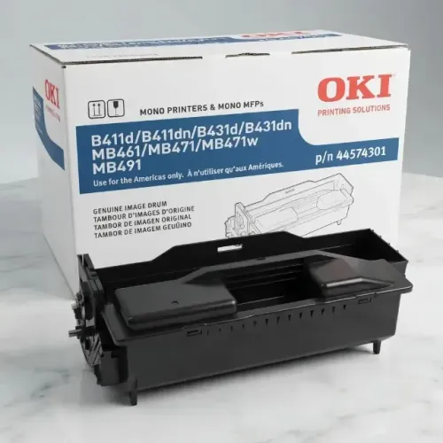 Cartucho de Cilindro Okidata B411 B431 B432 B512 MB491 MB461 44574301 Preto |Original 30K