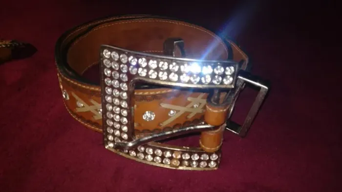 Cinto country com strass