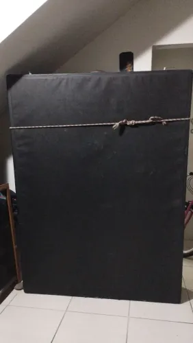 Vendo base cama box baú casal (usada / sem colchão )