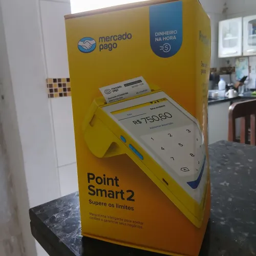 Maquininha- a amarelinha do Mercado Pago Point Smart 2