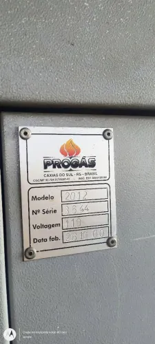 Forno a gás turbo com turbina 110W