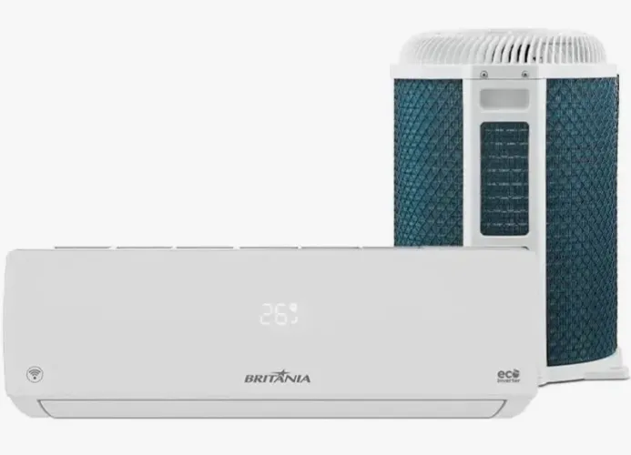 Ar Condicionado Split Hi Wall Eco Inverter Britânia 12000 Btu/h Frio