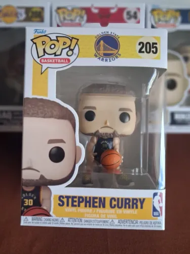 Funko Pop Stephen Curry #205 NBA Original Com Caixa