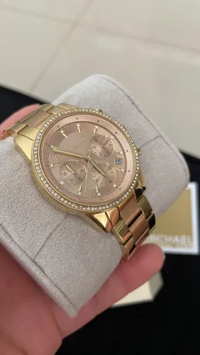 RELÓGIO FEMININO MICHAEL KORS RITZ CHRONOGRAPH - NOVO NA CAIXA!