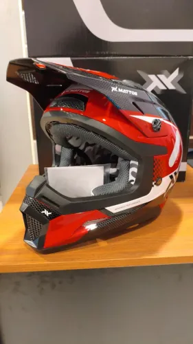 Capacete Mattos Racing Echoes Motocross Trilha Enduro