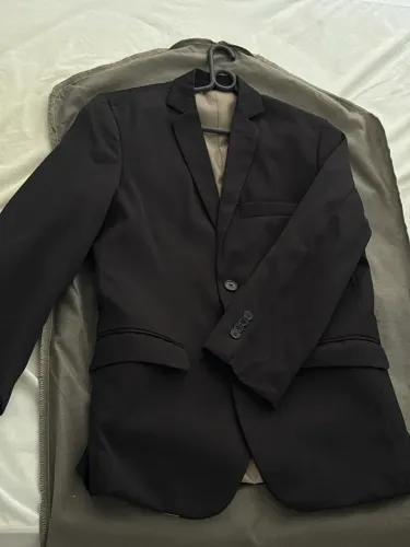 TERNO SLIM PRETO (PALETÓ + CALÇA)