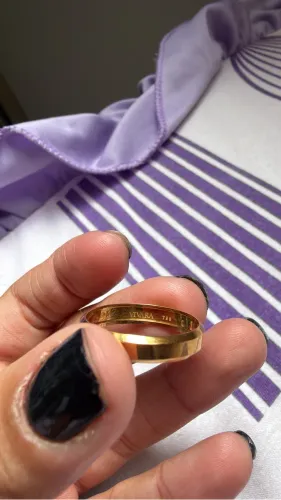 Aliança de ouro 18k