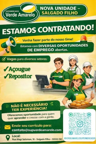 Vaga de emprego disponíve!!!
