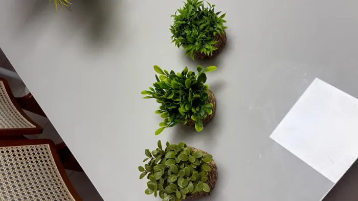 Plantinhas artificiais 