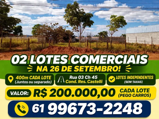 Lote comercial 26 de setembro 