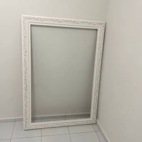 Moldura com vidro fosco 1,38 x 98