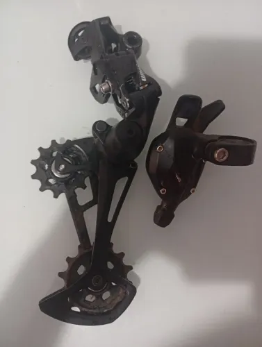 Câmbio e alavanca Sram sx 12v
