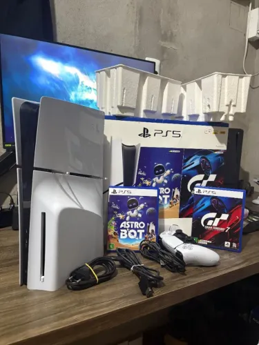 PS5 SLIM COM LEITOR