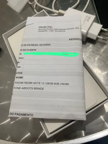 Redmi note 13 4g 128 gb Completo com nota fiscal.