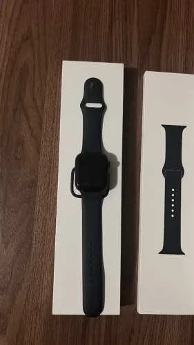 Apple Watch 7 45mm GPS Meia Noite Completo Usado