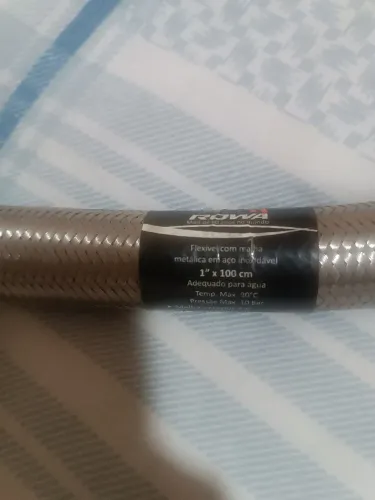 Mangueira Flexível Inox Rowa 1? (1 Metro) - Nova - Alta Pressão
