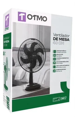 Ventilador de mesa 40 cm grande. Novo lacrado na caixa