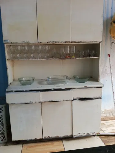 Armário de cozinha em aço