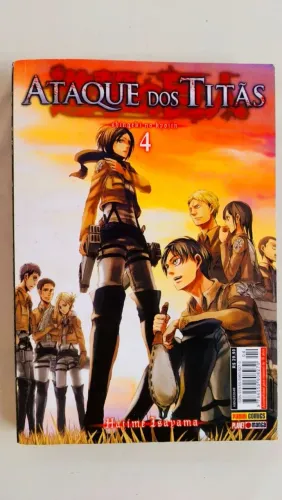 Mangá Ataque dos Titãs vol. 4 - Fortaleza