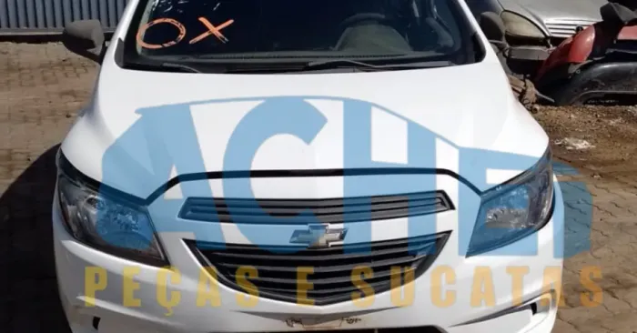 Sucata Gm Onix Joy 2018 Branco Para Retirada de Peças